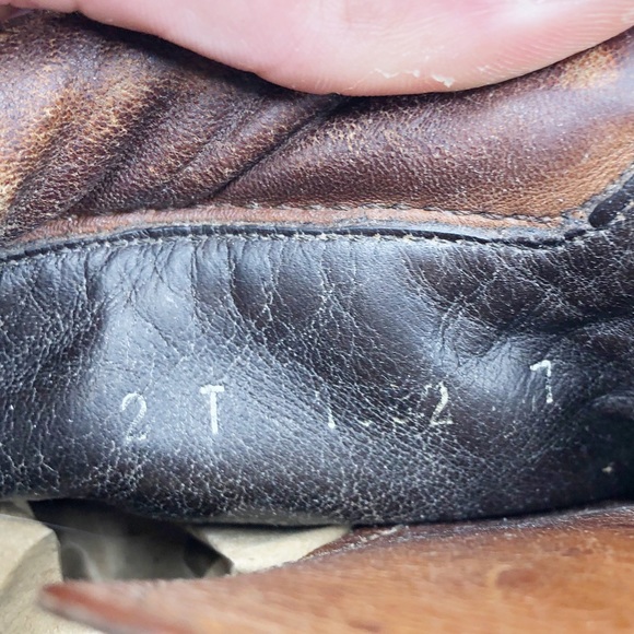 Prada Brown Leather Combat Moto Boots Men’s Size 8 - Picture 6 of 7